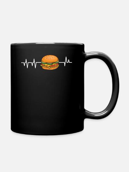 Hamburger Burger - Mug uni - noir