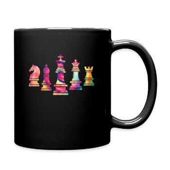 Roi d'échecs - Mug uni - noir - Droite