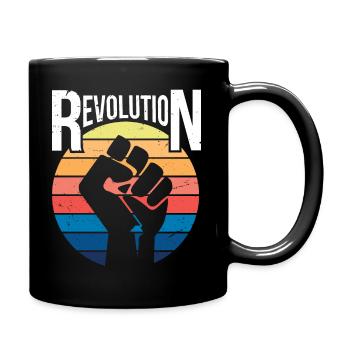 Revolution Retro Faust cadeau - Mug uni - noir - Droite