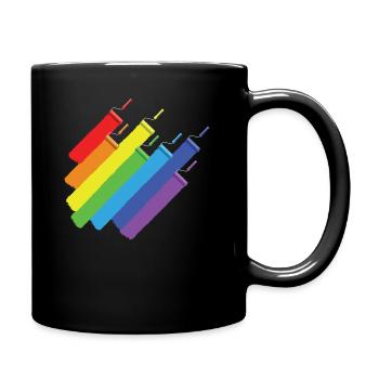 peintre - Mug uni - noir - Droite