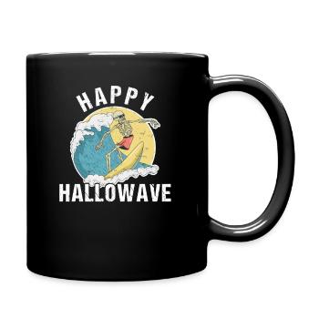 Conception d'Halloween de surfeur pour un surfeur - Mug uni - noir - Droite