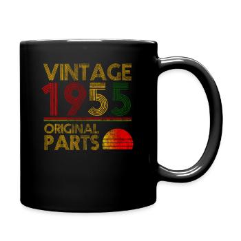 Vintage coucher de soleil 1955 original - Mug uni - noir - Droite