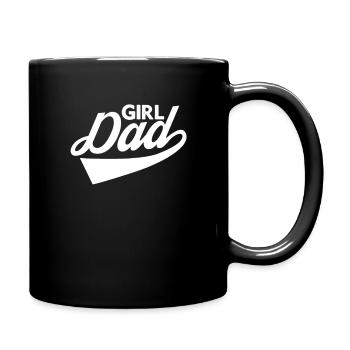Vater Tochter - Tasse einfarbig - Schwarz - Rechts