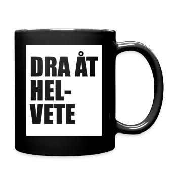 Va te faire foutre - Mug uni - noir - Droite