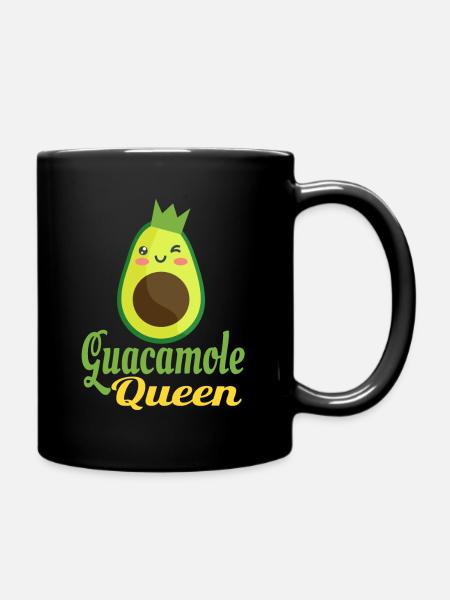 Guacamole Queen - Tasse einfarbig - Schwarz