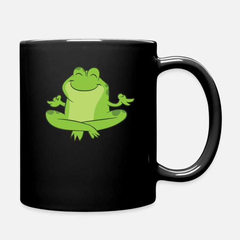 Grenouille de yoga Kambo Jungle Frog Medicine - Mug uni - noir