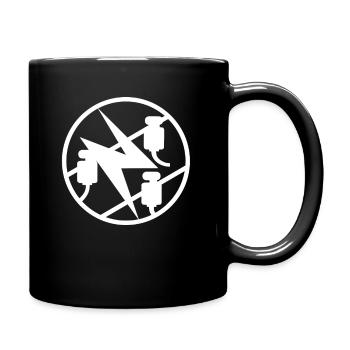 Cadeau pour homme de conception d'électricien de technicien en électronique - Mug uni - noir - Droite