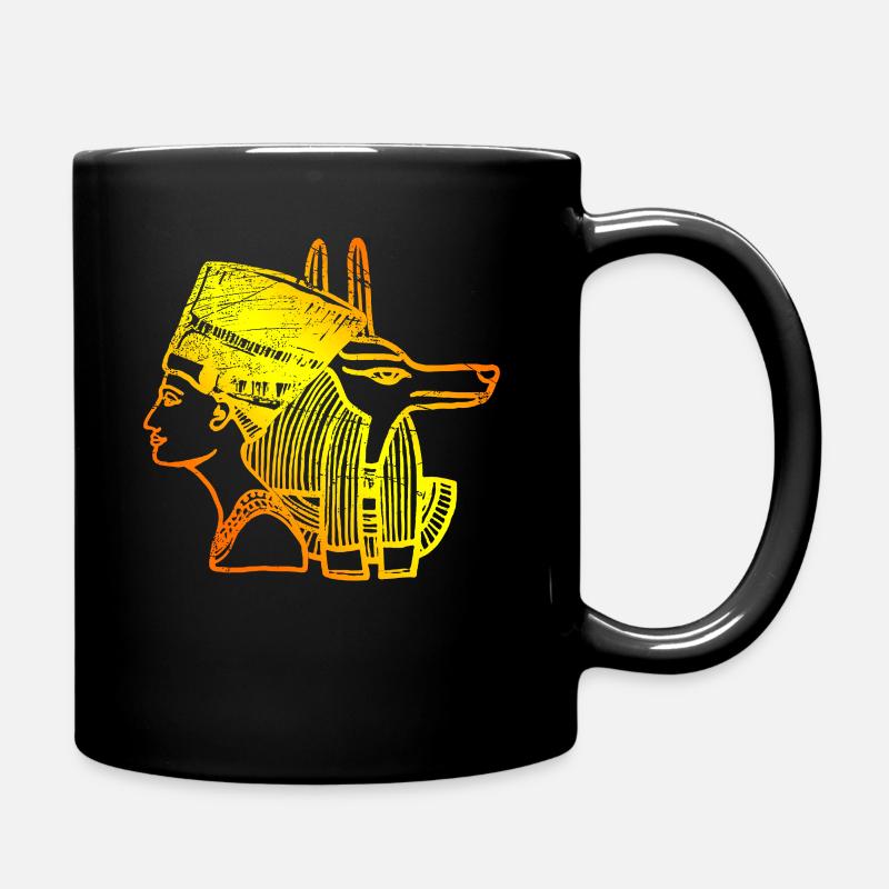 Ägypten Urlaub Pyramiden Sphinx Archäologie Symbol - Tasse einfarbig - Schwarz