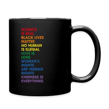 Gay Pride Human Rights Fier allié LGBT - Mug uni - noir - Droite