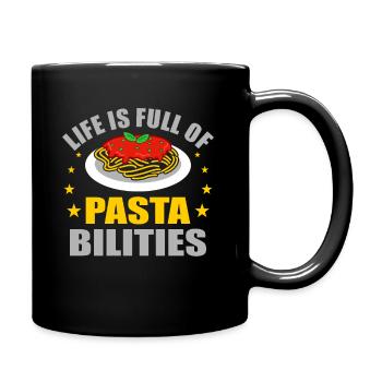Pasta - Full Colour Mug - black - Right