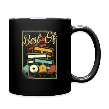 BEST OF 1984 - Tasse einfarbig - Schwarz - Rechts