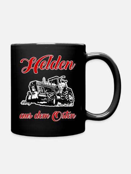 Helden aus dem Osten - Tasse einfarbig - Schwarz