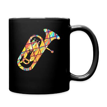 Bariton Geometric Shirt - Tasse einfarbig - Schwarz - Rechts