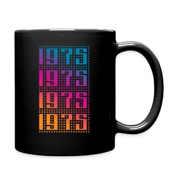 1975 birthday - Full Colour Mug - black - Right