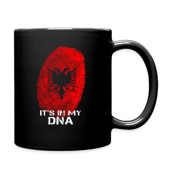 L’Albanie est dans mon ADN - Mug uni - noir - Droite