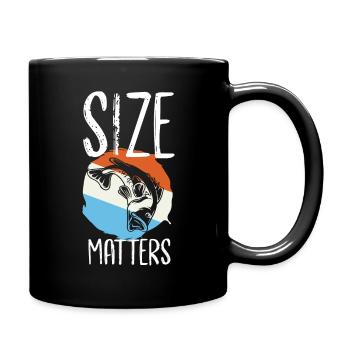 fishing fishing fishing fishing fishermen angler fish - Full Colour Mug - black - Right