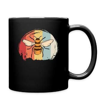 Abeille - Mug uni - noir - Droite