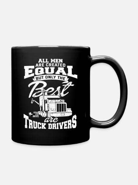 LKW - Tasse einfarbig - Schwarz