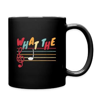 Music Sheet Music - Full Colour Mug - black - Right