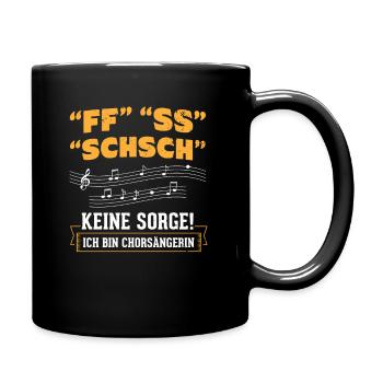 Don't worry chorister orchestra choir - Full Colour Mug - black - Right