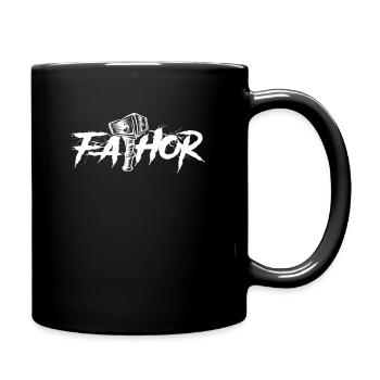 Family Best Father Fathor - Full Colour Mug - black - Right