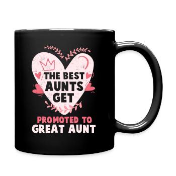 Conception drôle de cadeau de grande tante | Seulement les meilleures tantes - Mug uni - noir - Droite
