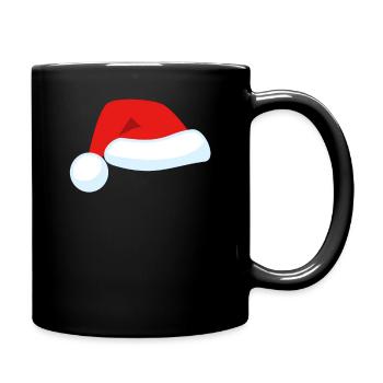 Chapeau de père Noël, Noël - Mug uni - noir - Droite
