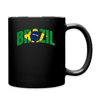 Brazil - Full Colour Mug - black - Right