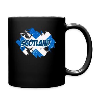 Drapeau de l'Écosse Armoiries écossaises Écossais - Mug uni - noir - Droite