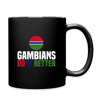 Gambie - Mug uni - noir - Droite