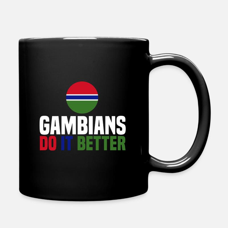 Gambia - Tasse einfarbig - Schwarz
