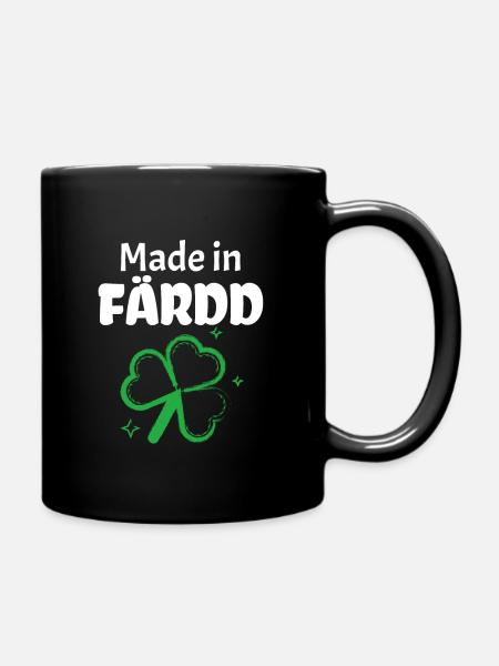 Made in Färdd - Tasse einfarbig - Schwarz