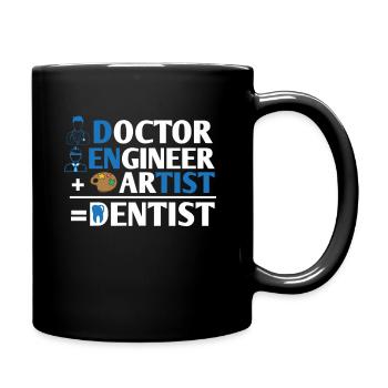 Dentisterie dentiste médecin ingénieur artiste - Mug uni - noir - Droite