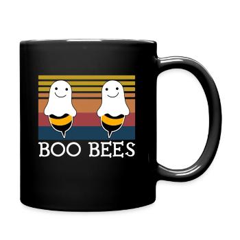 Halloween Boo Bees Vintage - Full Colour Mug - black - Right