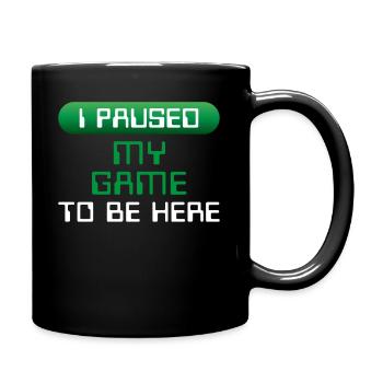 Videospiele Loving Grandson Gift Funny Gamers Men - Tasse einfarbig - Schwarz - Rechts