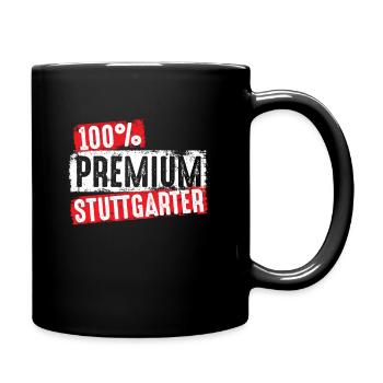 Stuttgart StuttgarterSchwabenland Schwäbisch Lusti - Tasse einfarbig - Schwarz - Rechts