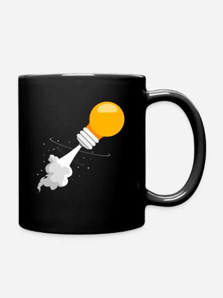 Startup Projekt - Tasse einfarbig - Schwarz