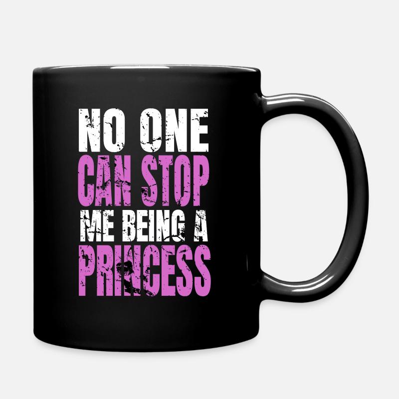princess - Full Colour Mug - black