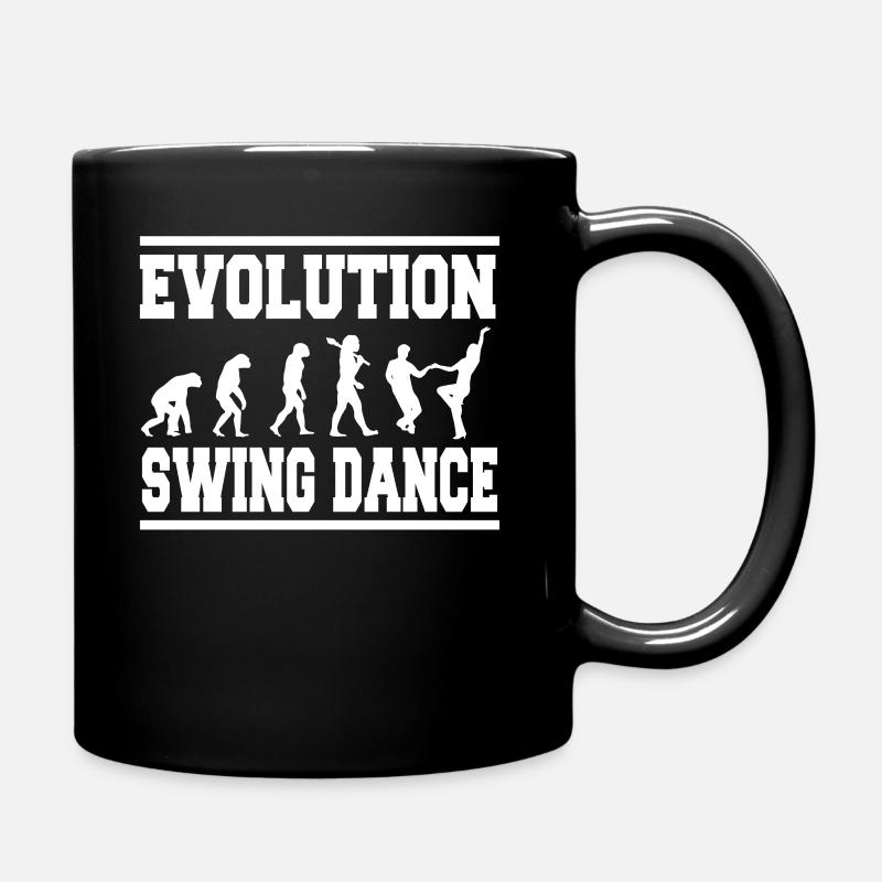 Danse swing évolution - Mug uni - noir