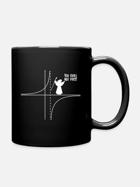 Funny math physics teacher gift magician fun - Full Colour Mug - black