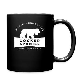 Société d'appréciation de l'épagneul cocker - Mug uni - noir - Droite