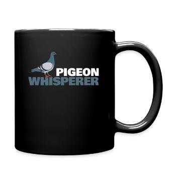 Pigeons Whisperer Pigeon Carrier Pigeon Retro Gift - Full Colour Mug - black - Right