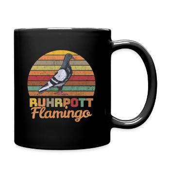 Ruhrpott Flamingo Ruhrgebiet Stadttaube Taube - Mug uni - noir - Droite