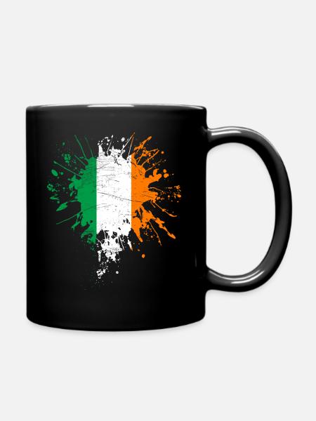Drapeau irlandais - Mug uni - noir