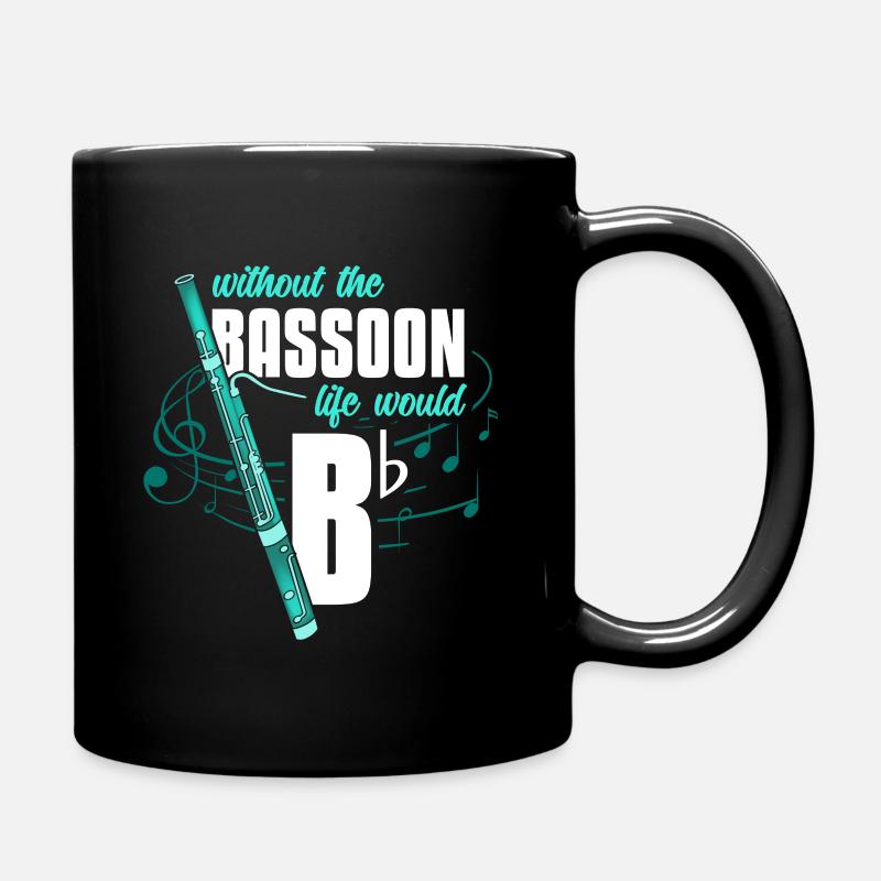 basson - Mug uni - noir