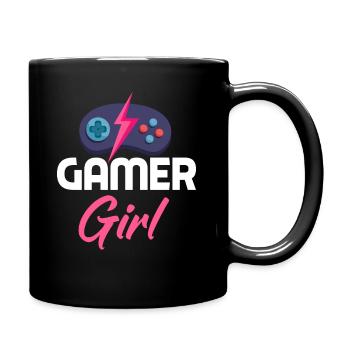 Gamer Girl Gamer Gamer Gamer Gamer - Full Colour Mug - black - Right