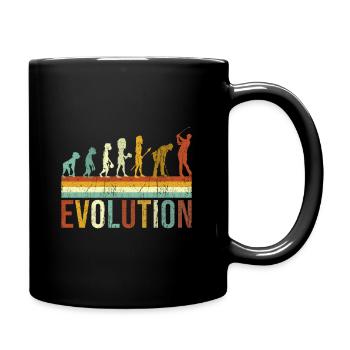 Golf Evolution - Tasse einfarbig - Schwarz - Rechts