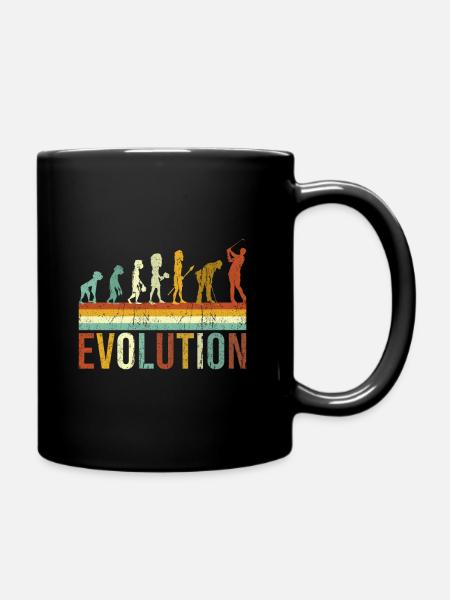 Golf Evolution - Tasse einfarbig - Schwarz
