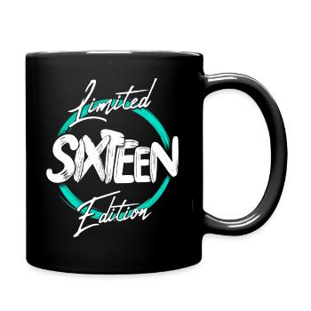Limited Edition 2004 Sixteen 16. Geburtstag - Tasse einfarbig - Schwarz - Rechts