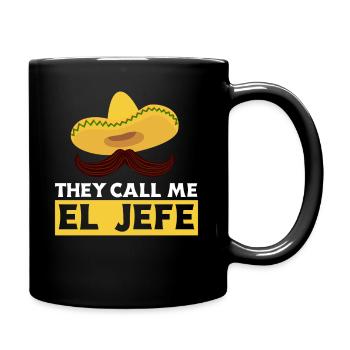 Funny Mexico Chef Mexican Chef Gift - Full Colour Mug - black - Right